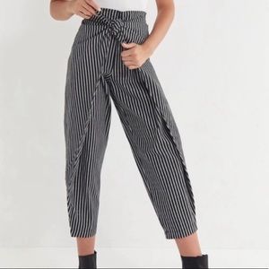 Urban Outfitters wrap pant. Size S. Black & white
